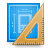 Blueprint and ruler