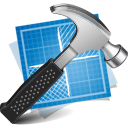 Blueprint and Hammer